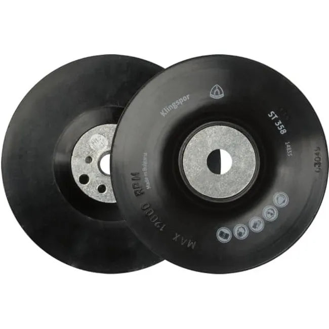 Plato de soporte #st358 disco fibra 4.5" (14838) - KLINGSPOR