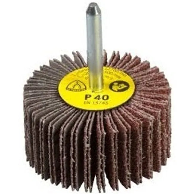 Cepillo abrasivo c/vastago 30x15x6 gr.60 (12844) - KLINGSPOR