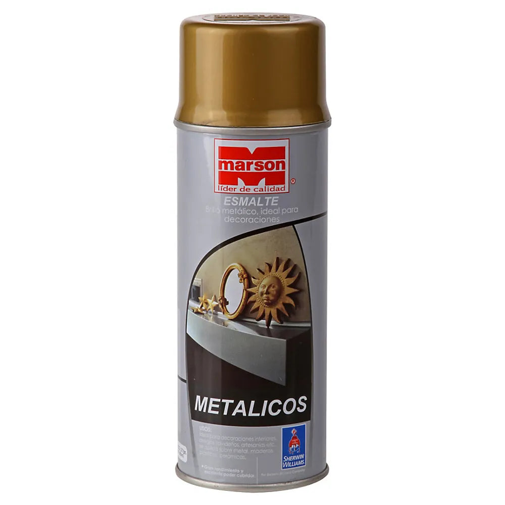 Metalic paint plata 485 ml. (*) - MARSON