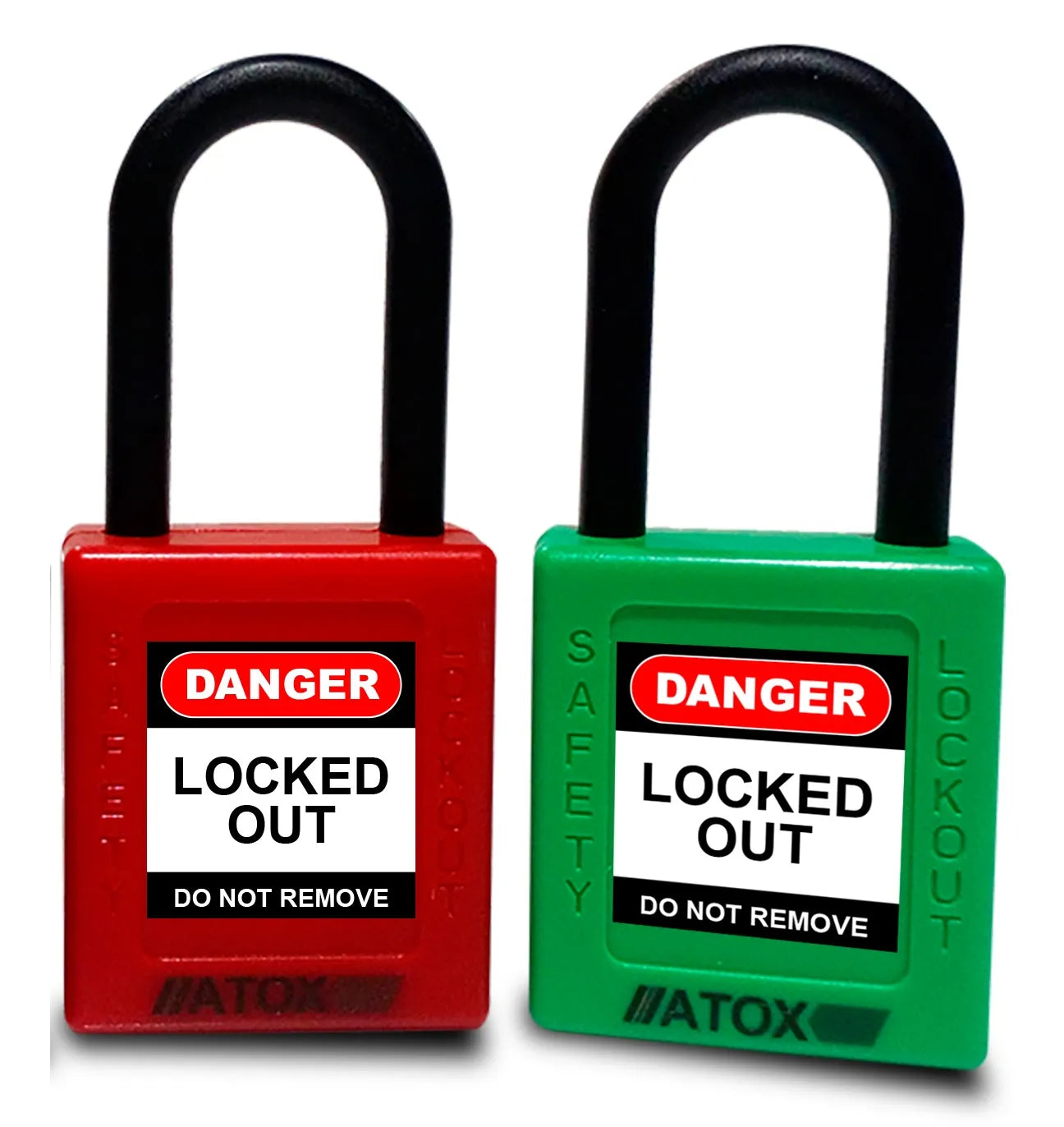 Candado dielectrico verde "steelpro" (*) - ART.DE SEGURIDAD