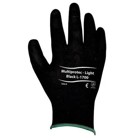 PAR GUANTES MUTIFLEX PALMA PU NEGRO (L-1700) - ART.DE SEGURIDAD