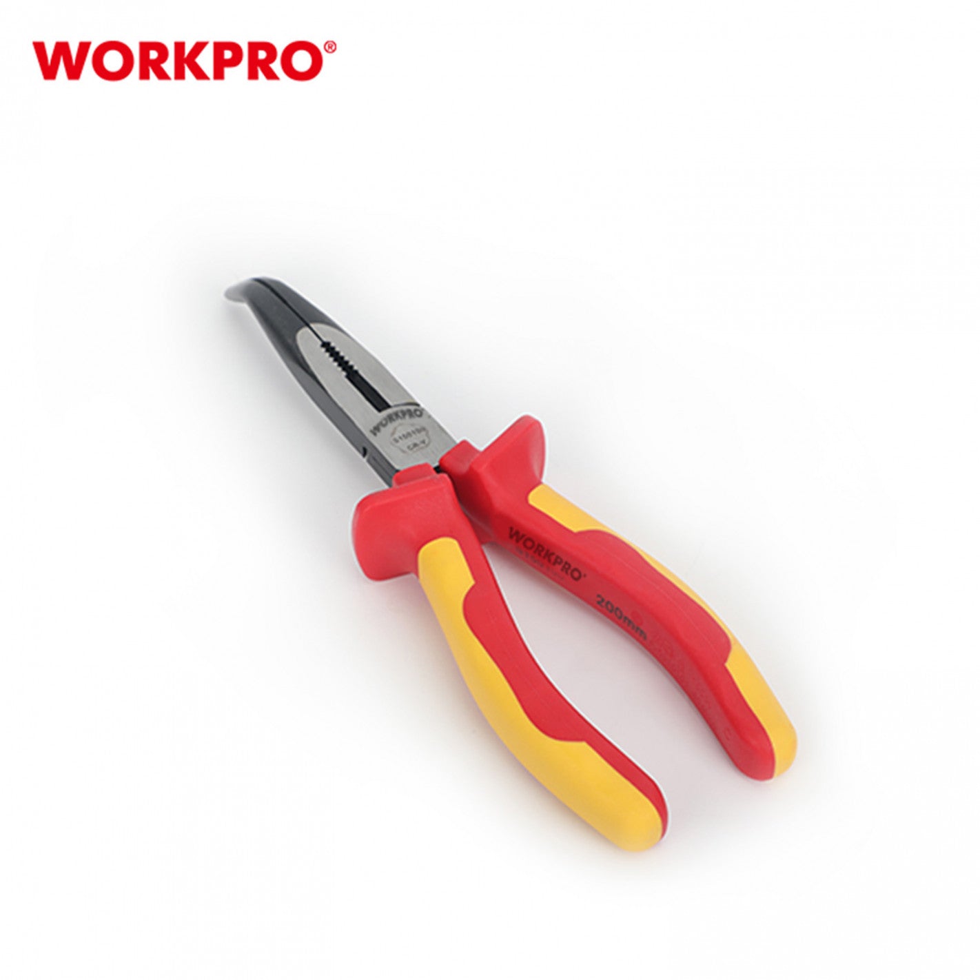ALICATE PUNTA DOBLADO AISLADO 8" WP342007 (WP342007) - WORKPRO