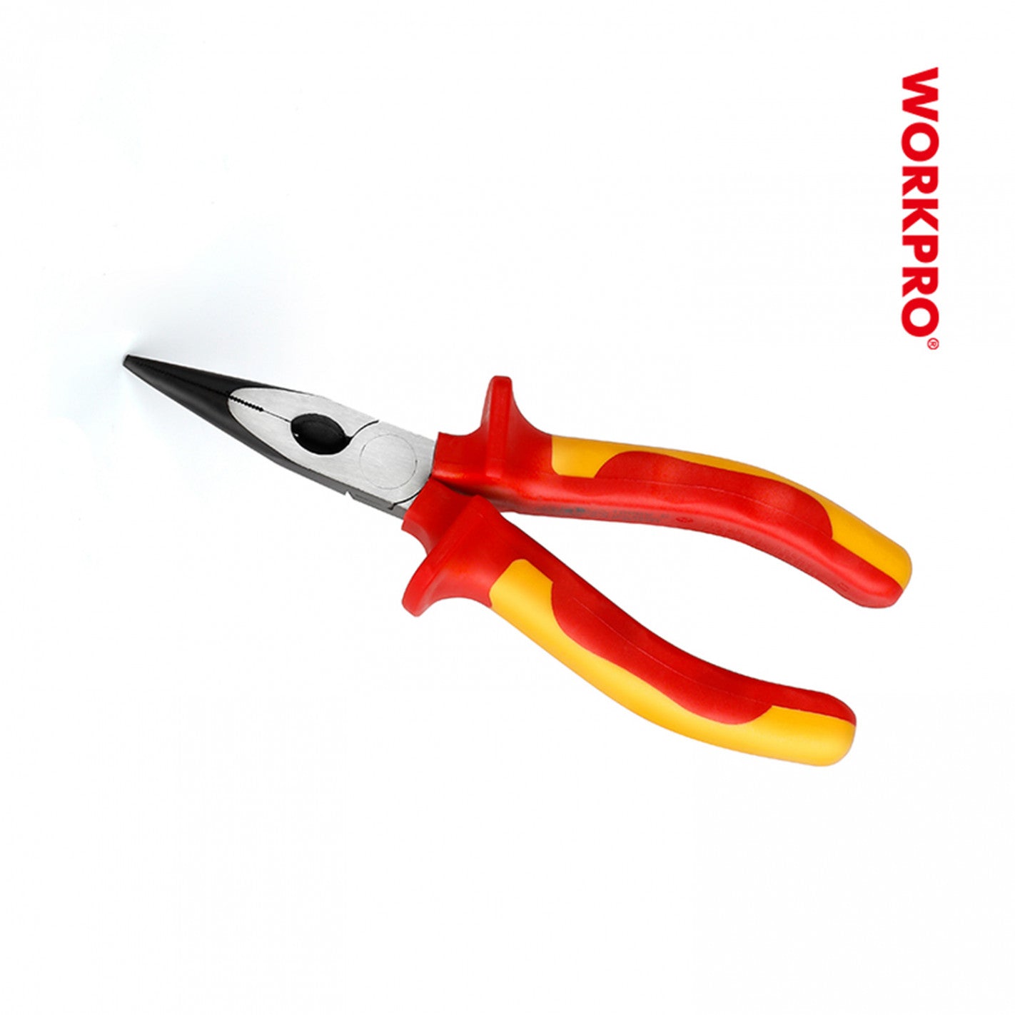 ALICATE PUNTA LARGA AISLADO 6" WP342004 (WP342004) - WORKPRO