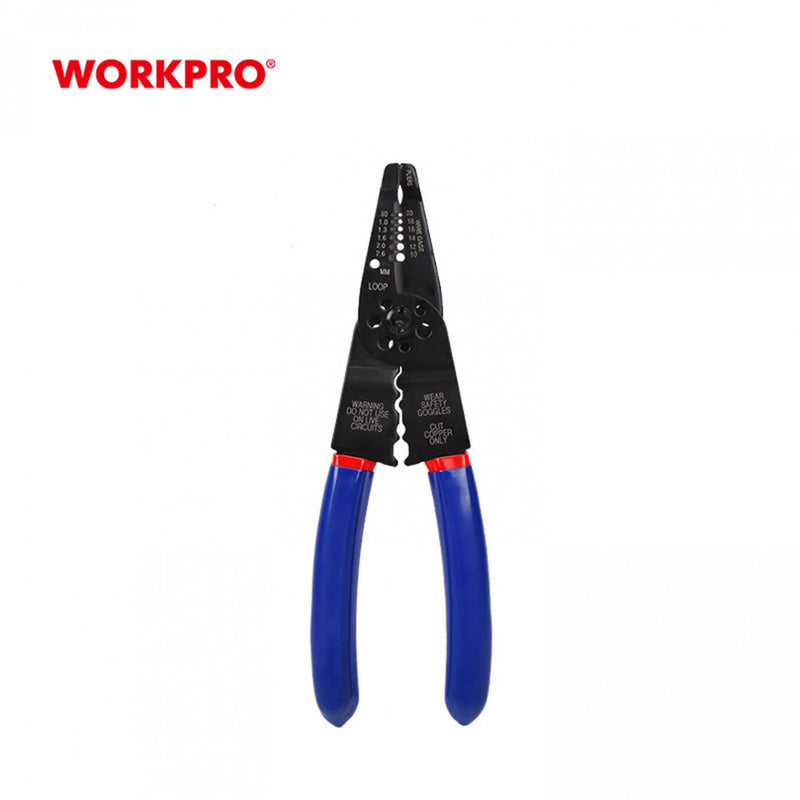 ALICATE PUNTA LARGA PELA CABLES MULTIUSOS 200mm