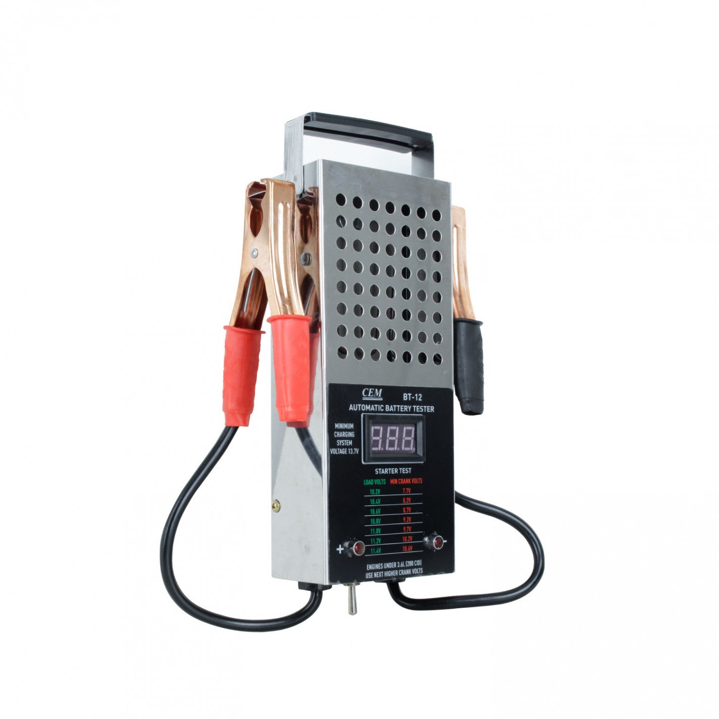 ANALIZADOR DIGITAL DE BATERIAS BT-12 (BT-12) - CEM INSTRUMENTS