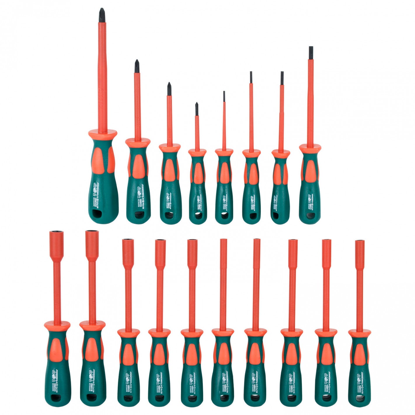 BANDEJA 18 DESTORNILLADORES AISLADOS DV4118 1000V VDE - JONNESWAY