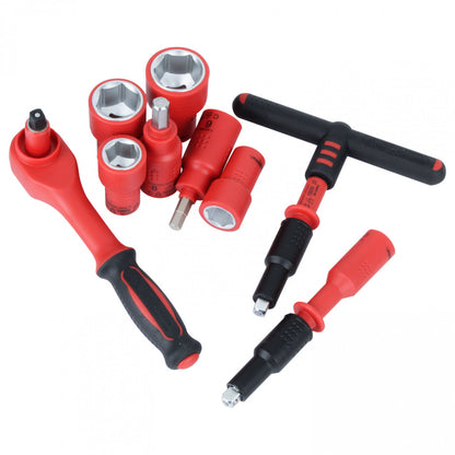 BANDEJA 36 DADOS AISLADOS 1/4y 3/8 S03V3136 1000V VDE - JONNESWAY