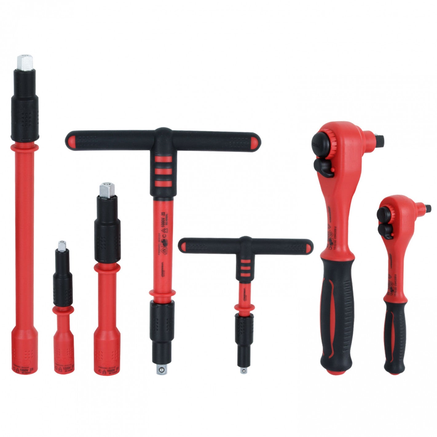 BANDEJA 36 DADOS AISLADOS 1/4y 3/8 S03V3136 1000V VDE - JONNESWAY