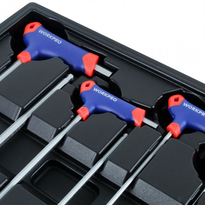 BANDEJA JUEGO 8 LLAVES HEXAGONALES CON MANGO EN T