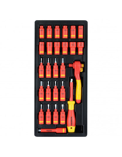 BANDEJA JUEGO DADOS DE 1/4 AISLADOS 27 PIEZAS