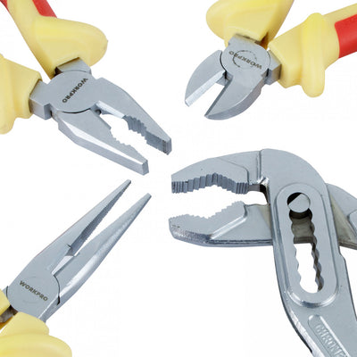 BANDEJA JUEGO DE 4 ALICATES AISLADOS WP209103 1000V VDE - WORKPRO