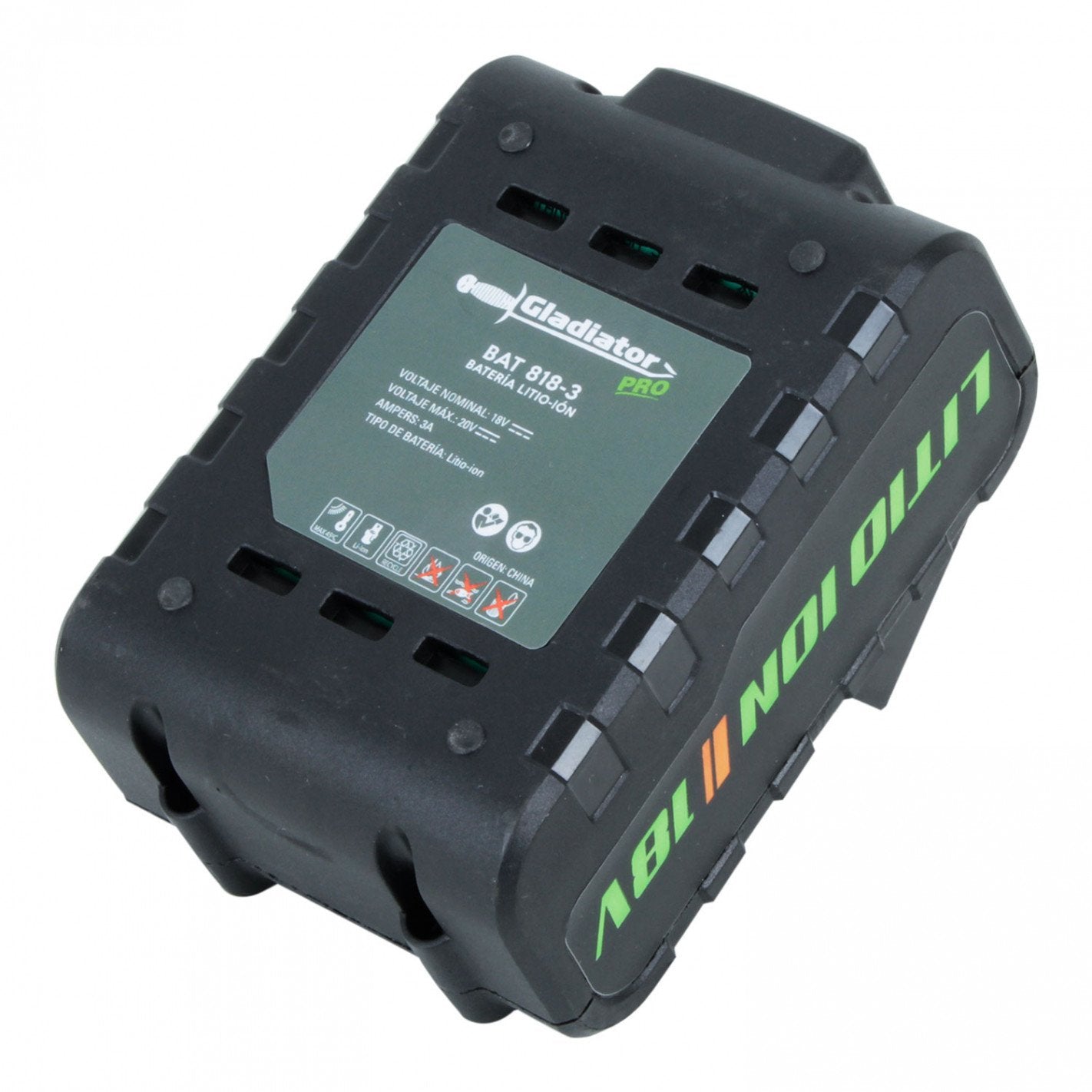 BATERIA 18v 3.0AH Ion-litio GLADIATOR BAT 818-3