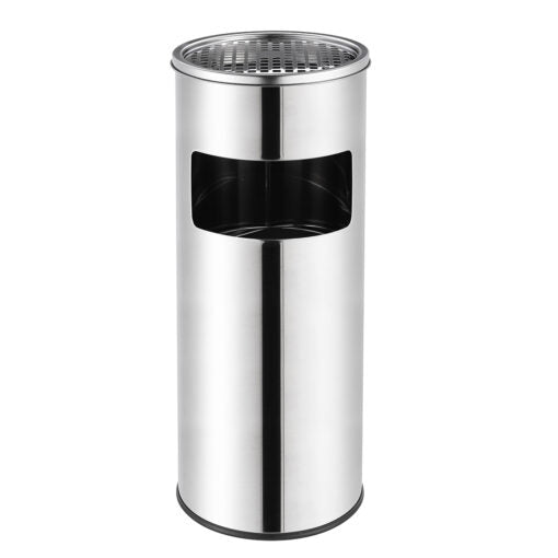 BASURERO CENICERO ACERO INOXIDABLE 18 LTS SOIN