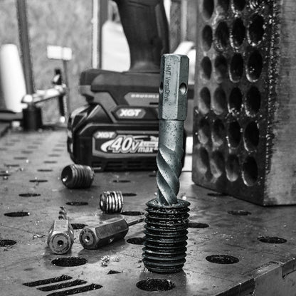 Broca piloto y extractor de pernos ETOP2 Set 12 pcs