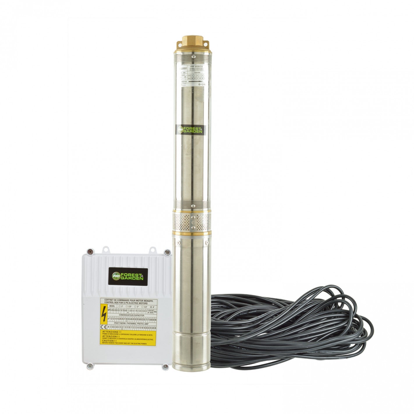 BOMBA POZO PROFUNDO 1 hp PPF 858/25 (858/25) - FOREST AND GARDEN