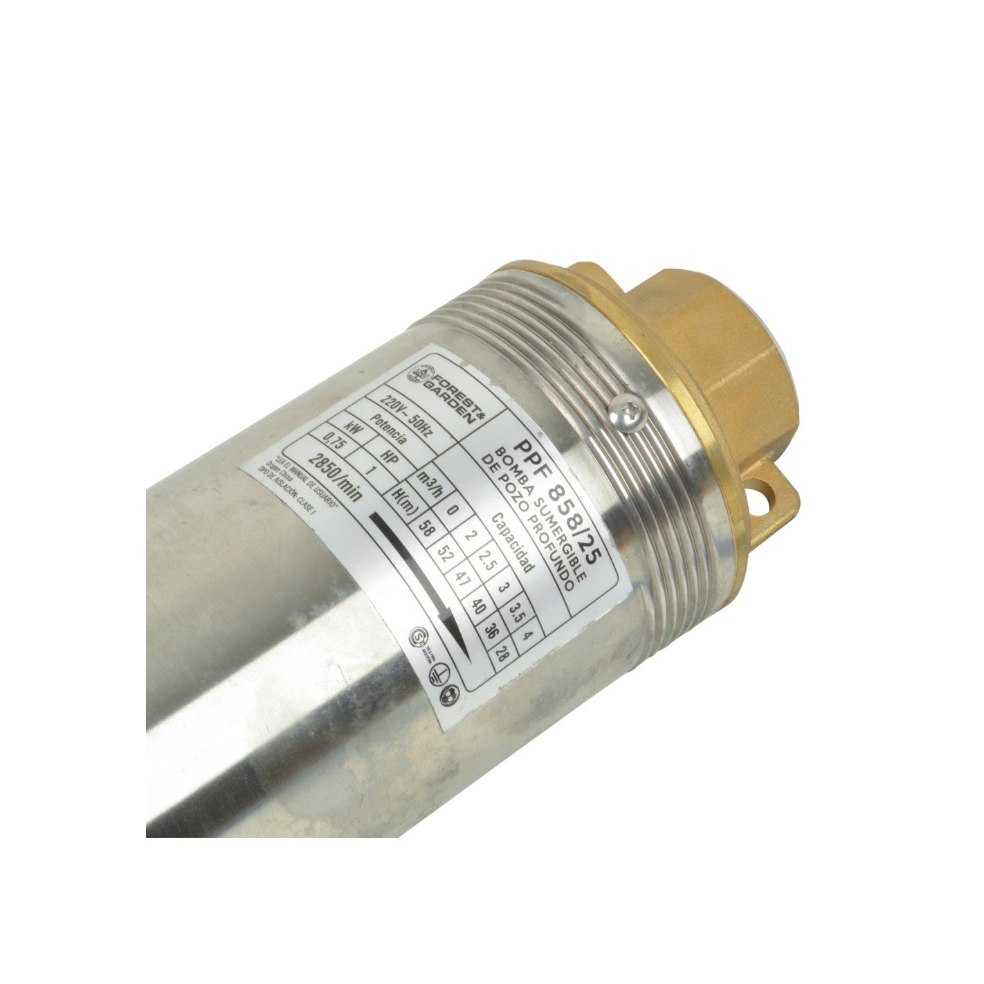 BOMBA POZO PROFUNDO 1 hp PPF 858/25