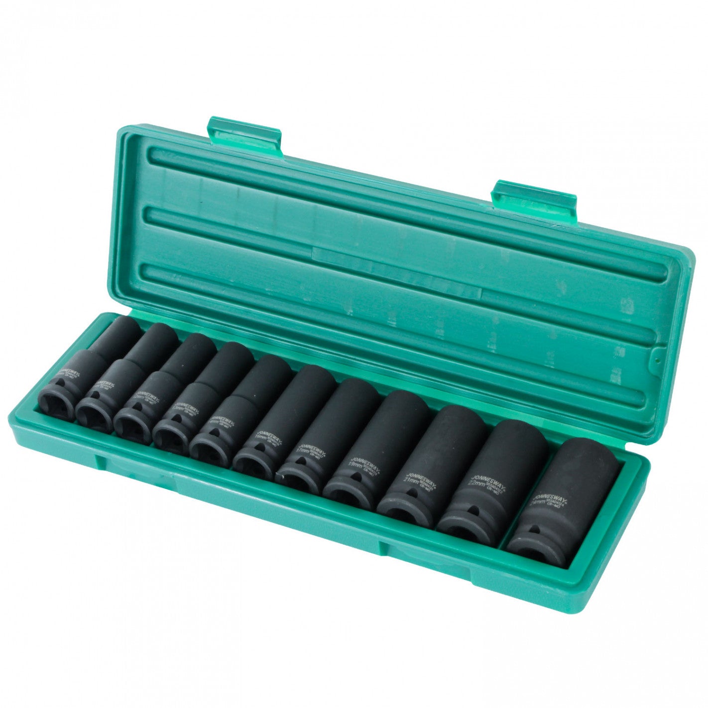 Caja de dados de impacto 1/2" 11 piezas (S03AD4111S) JONNESWAY