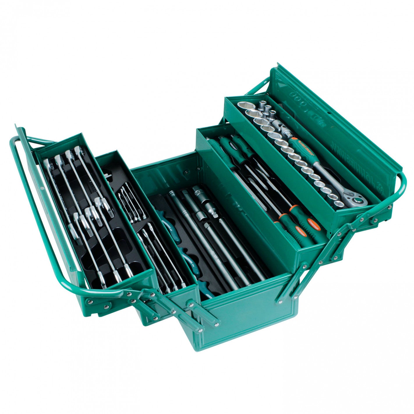 CAJA de HERRAMIENTAS ABATIBLE 62 piezas C-3DH262 (3DH262) - JONNESWAY