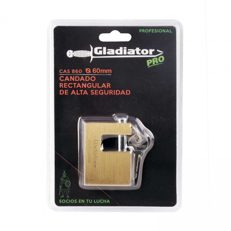 CANDADO ALTA SEGURIDAD 60MM GLADIATOR - GLADIATOR