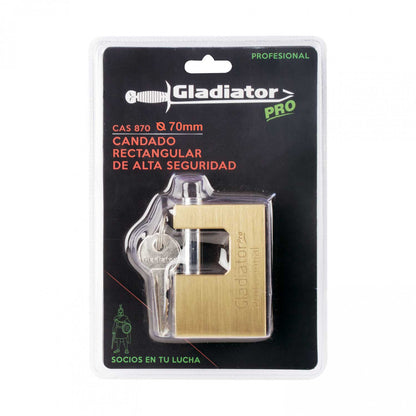 CANDADO ALTA SEGURIDAD 70MM GLADIATOR