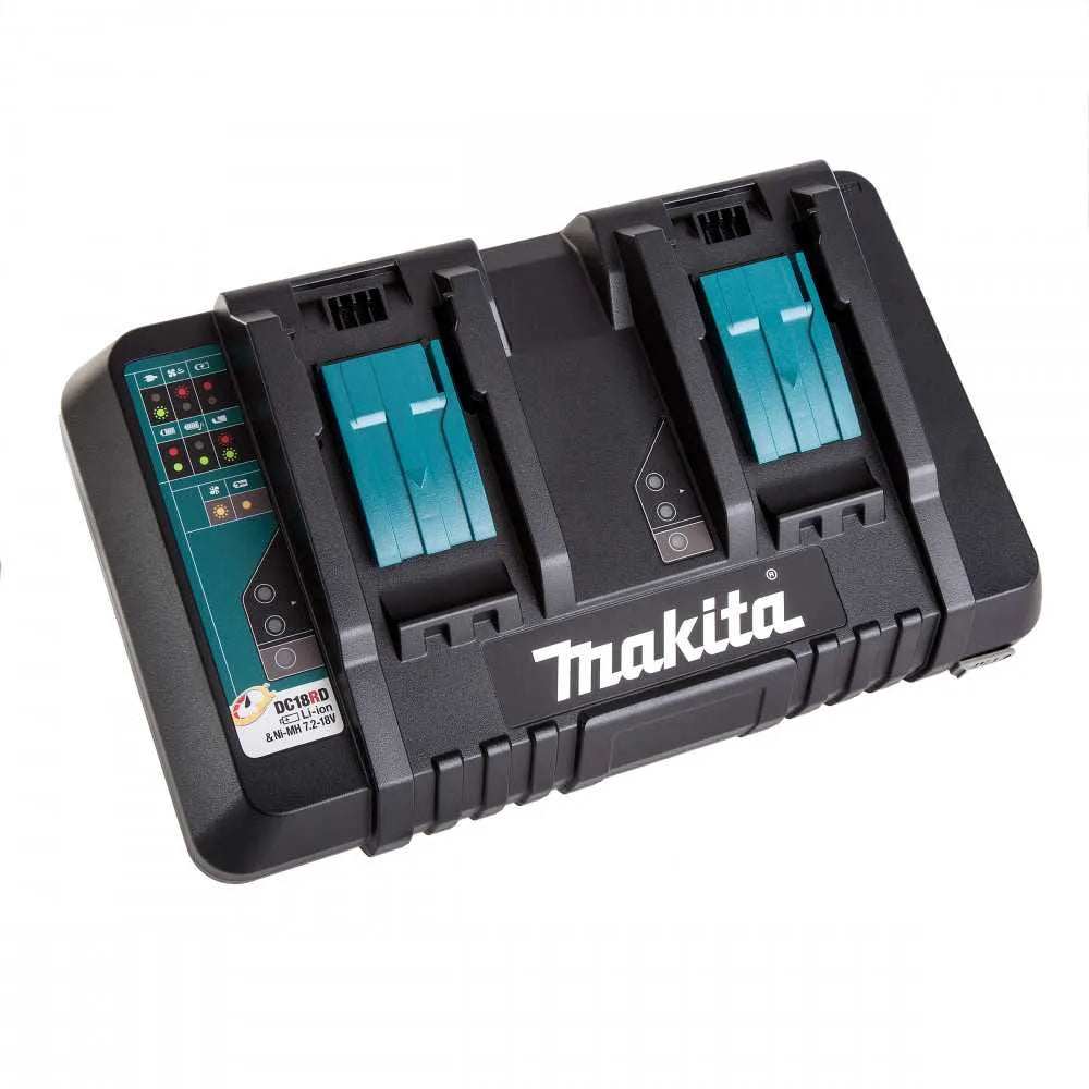 Cargador doble dc18rd 18v.  li-ion (196933-6) - MAKITA