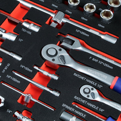 CARRO C/ 255 HERRAMIENTAS WORKPRO WP209037