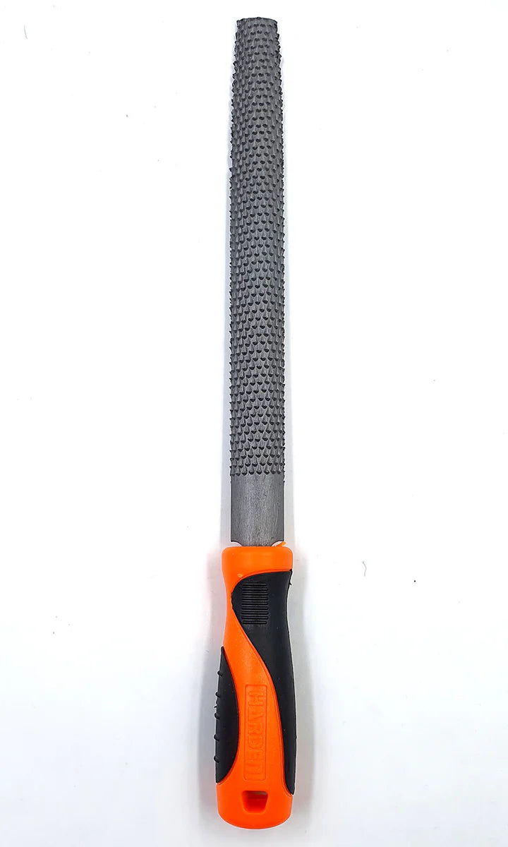 Lima Escofina media caña 8" con mango de fibra Harden