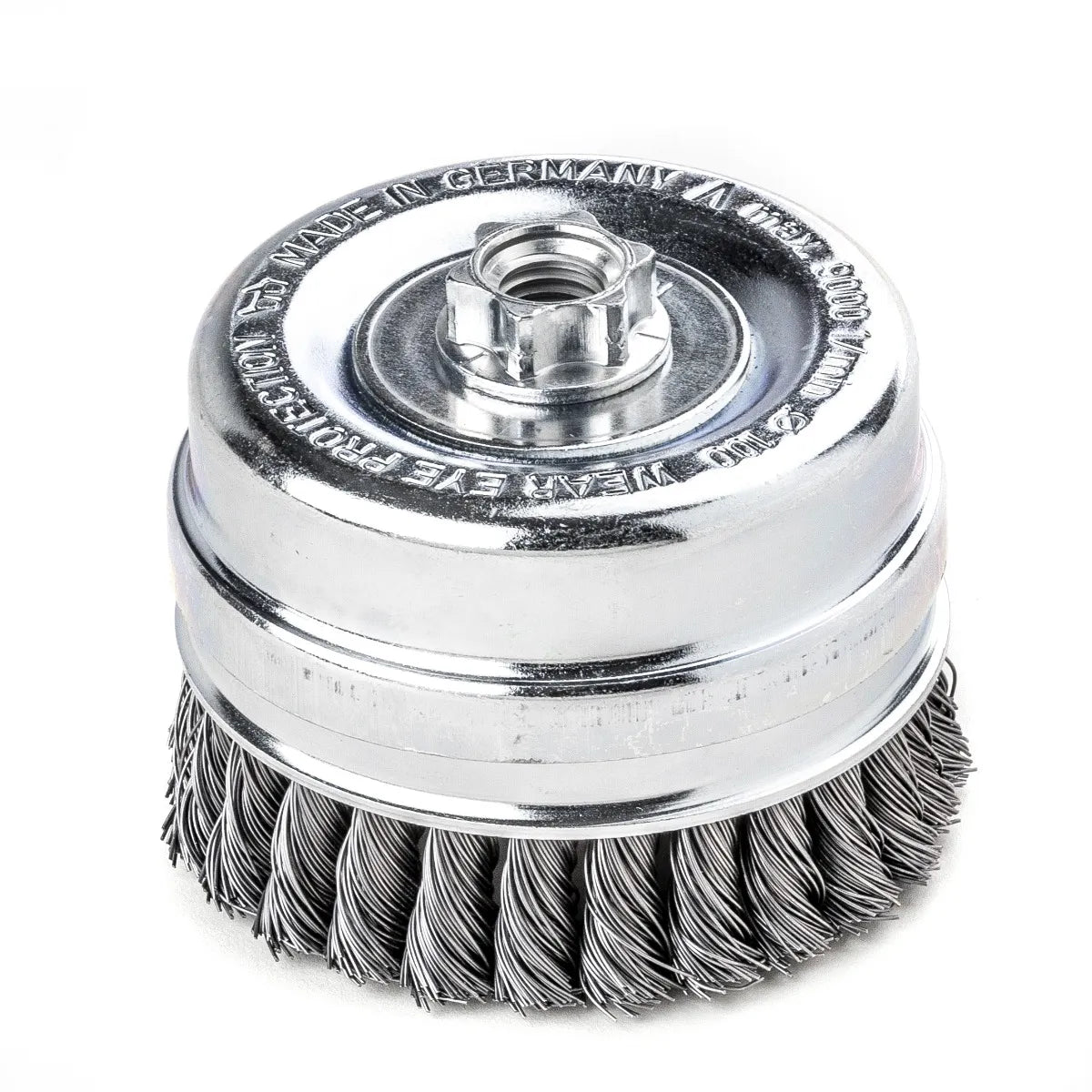 Grata copa conica 3" trenzada m14 0.35 (483117) - LESSMANN