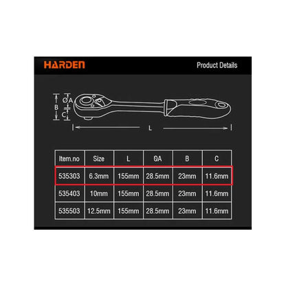 Llave Chicharra 72t Harden