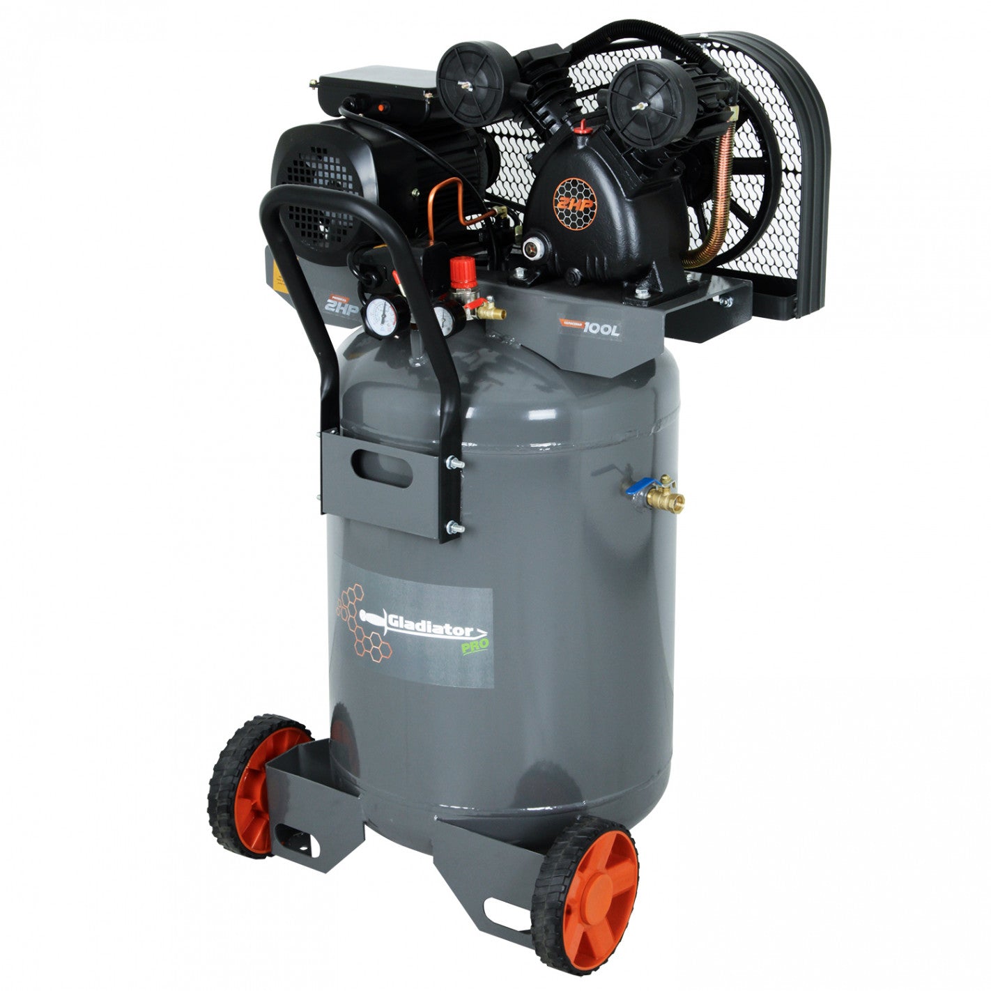 COMPRESOR 2hp Vertical CE 8100/220M V (GC81V) - GLADIATOR