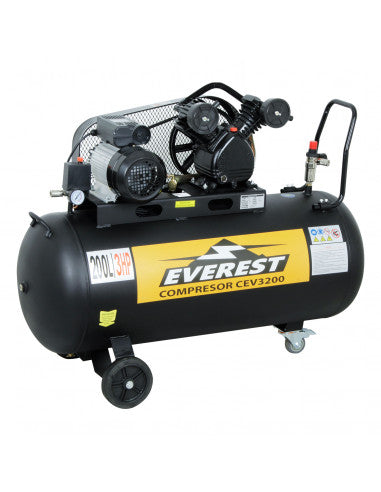 COMPRESOR 3hp 200 litros 220v en "V" CEV3200