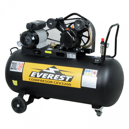 COMPRESOR 3hp 200 litros 220v en "V" CEV3200