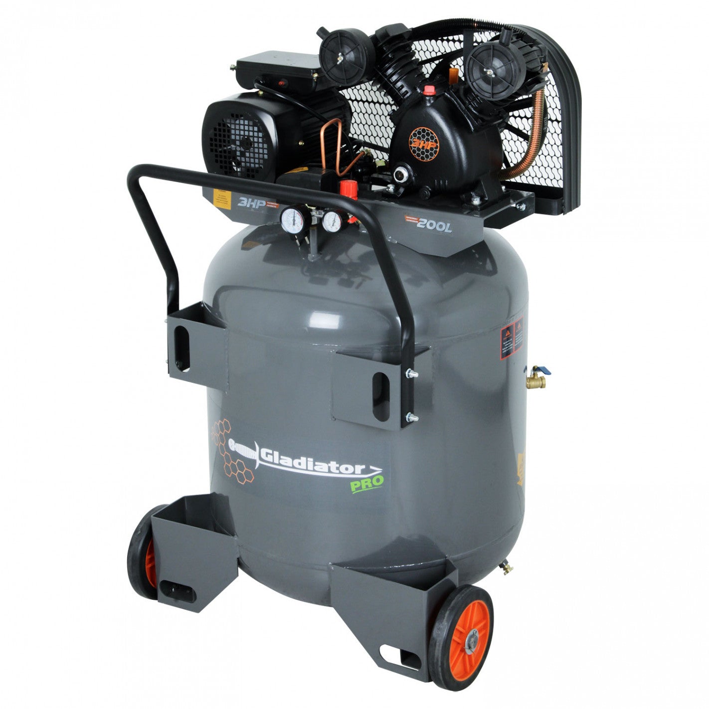 COMPRESOR 3hp Vertical CE 8200/220M V (GC82V) - GLADIATOR