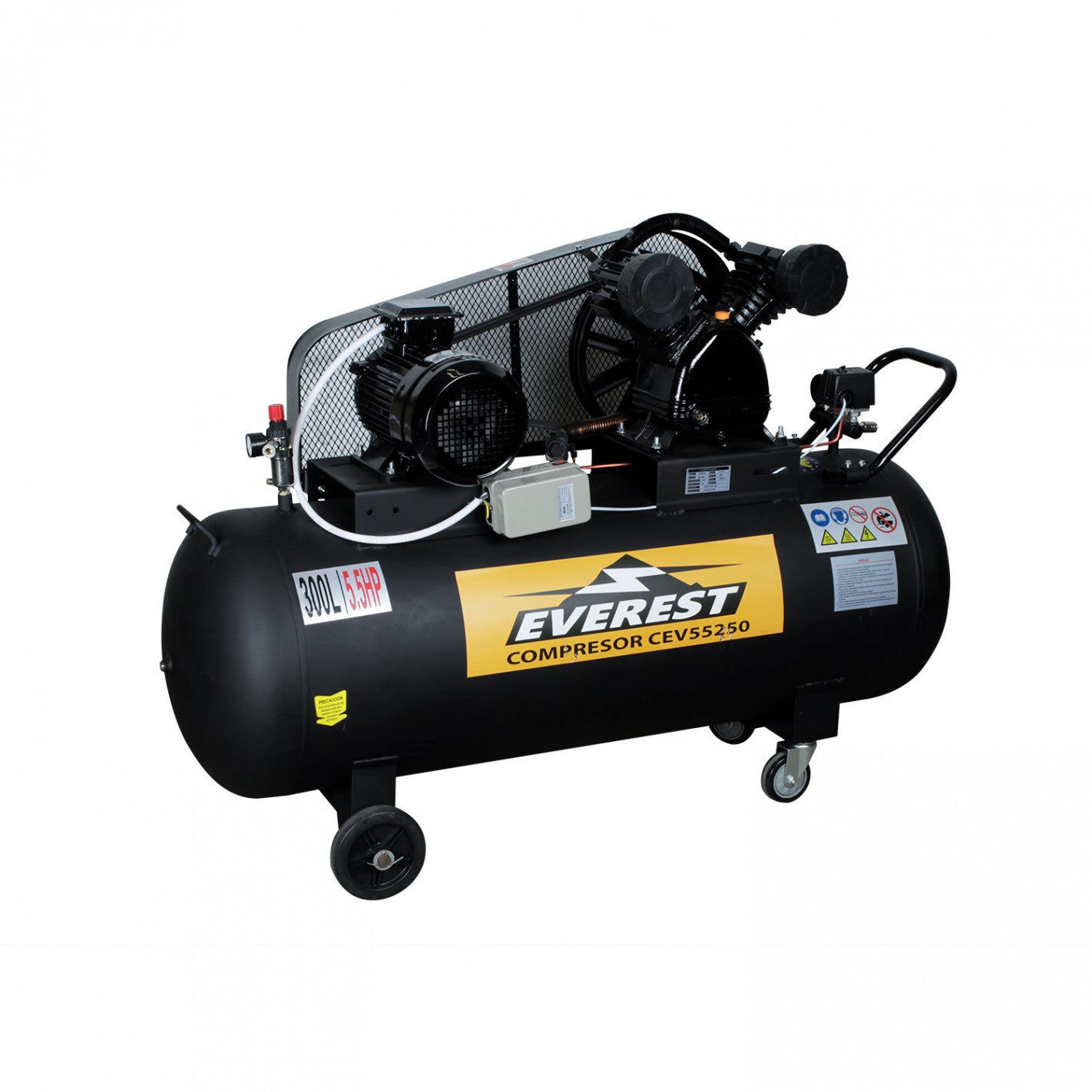 COMPRESOR 5,5hp 300 litros 380v CEV55250 en "V" (CEV55250 ) - EVEREST