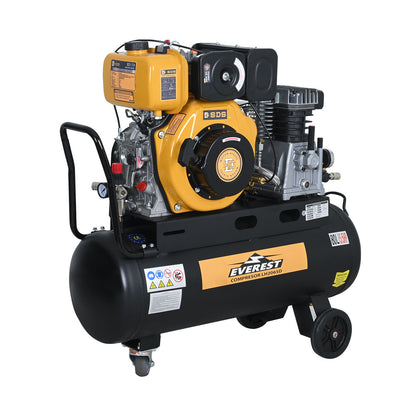 COMPRESOR AUTONOMO 5.5 Hp - 80 litros DIESEL SD17