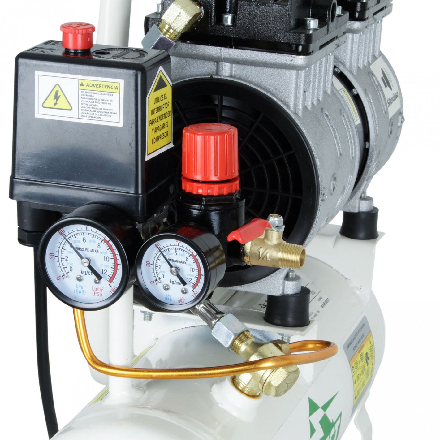 COMPRESOR sin ACEITE 1 HP 6L silencioso EWS06