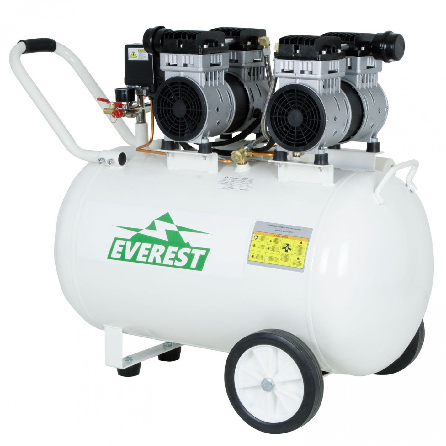 COMPRESOR sin ACEITE 3 HP 100 L silencioso EWS100 (EWS100) - EVEREST