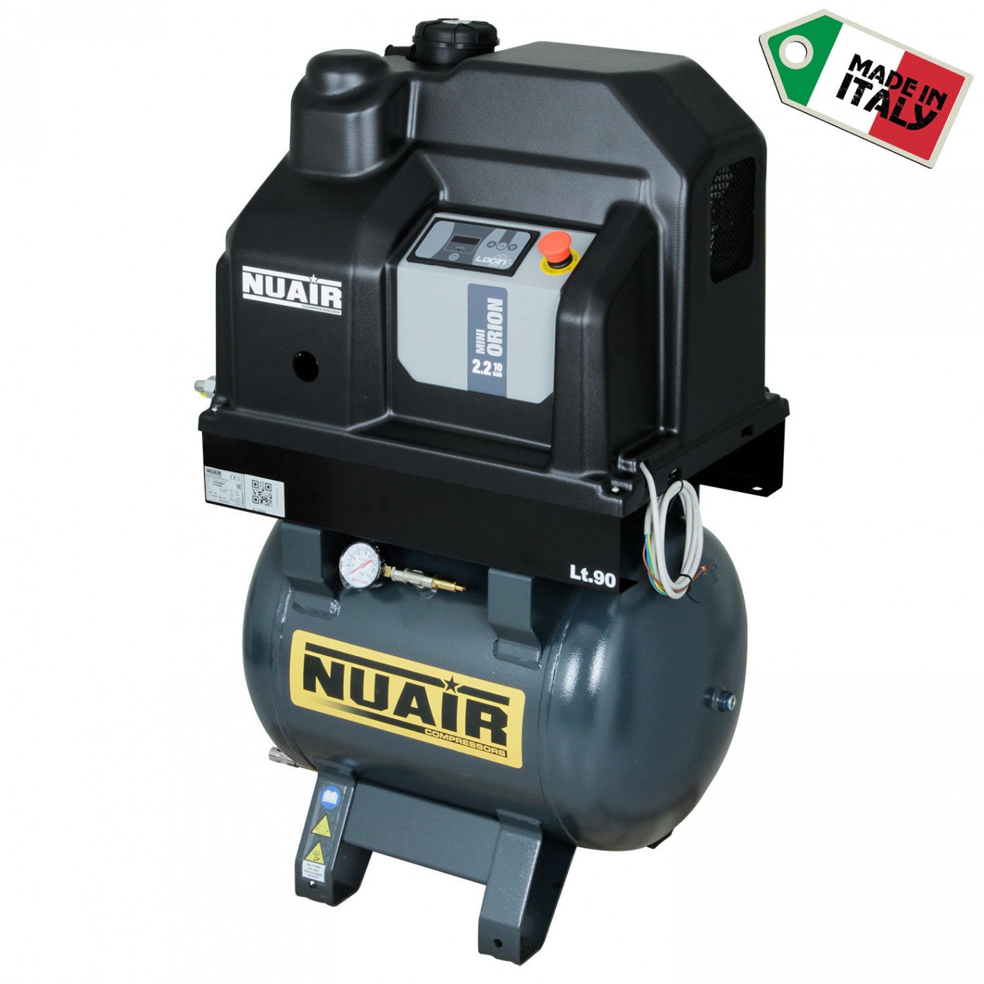 COMPRESOR TORNILLO 3hp MINI ORION 2,2-10-90 (2,2-10-90) - NUAIR