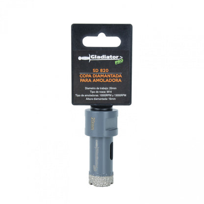 COPA DIAMANTADA 20 mm M14 SD 820