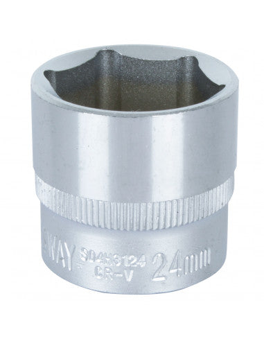 DADO CUADRANTE 3/8" Hexagonal 24 mm S04H3124 (S04H3124) - JONNESWAY