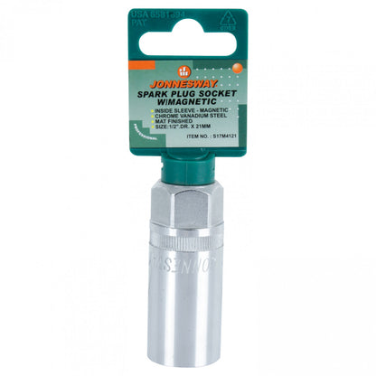 DADO PARA BUJIA CUADRANTE 1/2" 21mm Hexagonal
