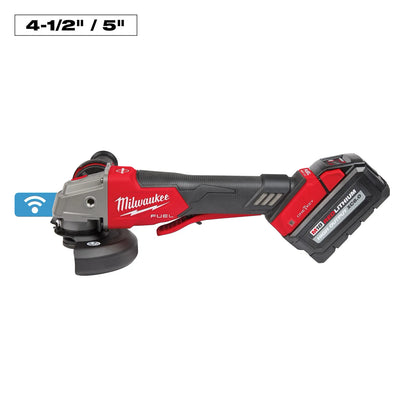 ESMERIL ANGULAR 4 1/2 BATERIA M18 FUEL CON FRENO (2882-22) MILWAUKEE