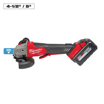 ESMERIL ANGULAR 4 1/2 BATERIA M18 FUEL CON FRENO (2882-22) MILWAUKEE