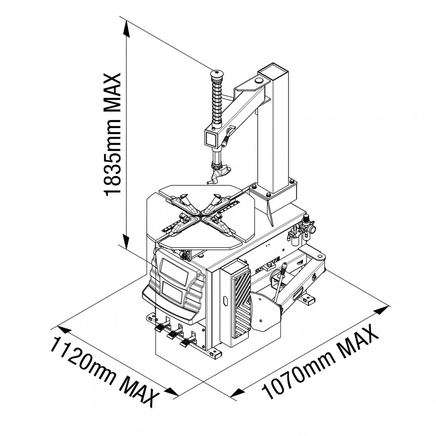 DESMONTADORA de NEUMATICOS M31