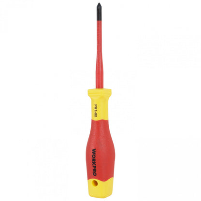 DESTORNILLADOR PHILLIPS AISLADO PH1x80mm WP341008 1000V VDE - WORKPRO