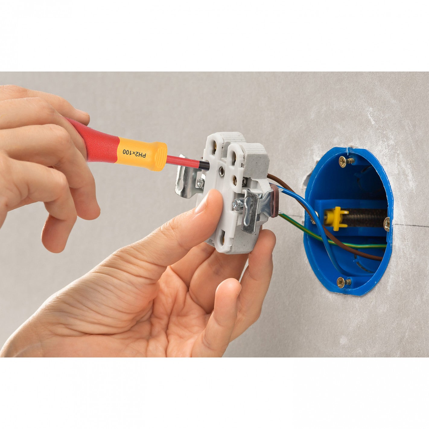 DESTORNILLADOR POZI AISLADO PZ1x80mm WP341020 1000V VDE - WORKPRO