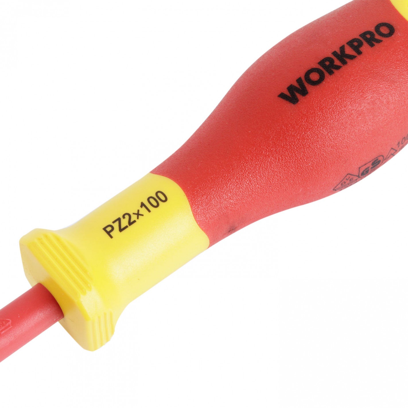 DESTORNILLADOR POZI AISLADO PZ2x100mm WP341021 1000V VDE - WORKPRO