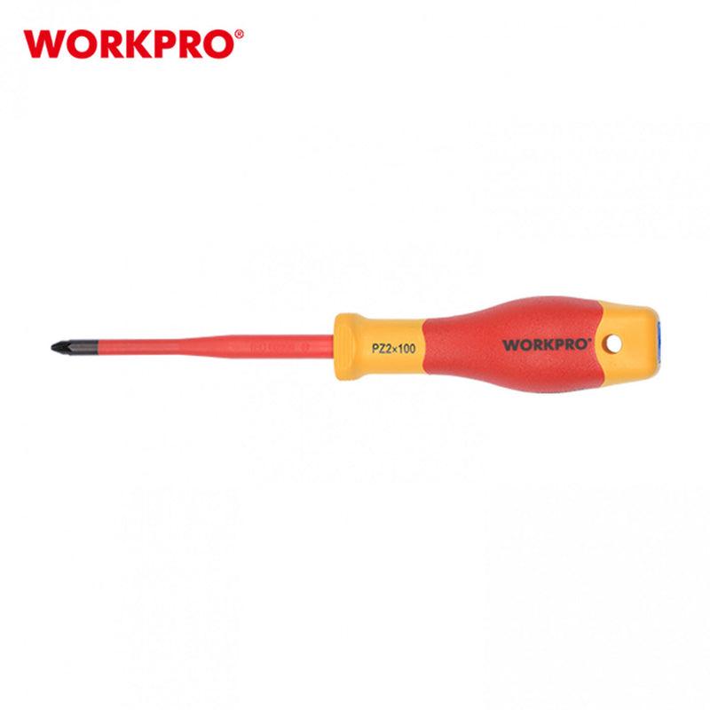 DESTORNILLADOR POZI AISLADO PZ3x150mm WP341022 1000V VDE - WORKPRO