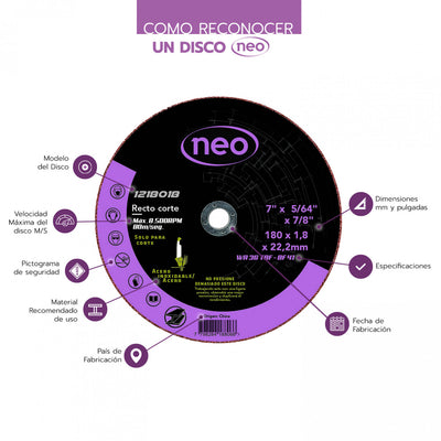 DISCO CORTE 7