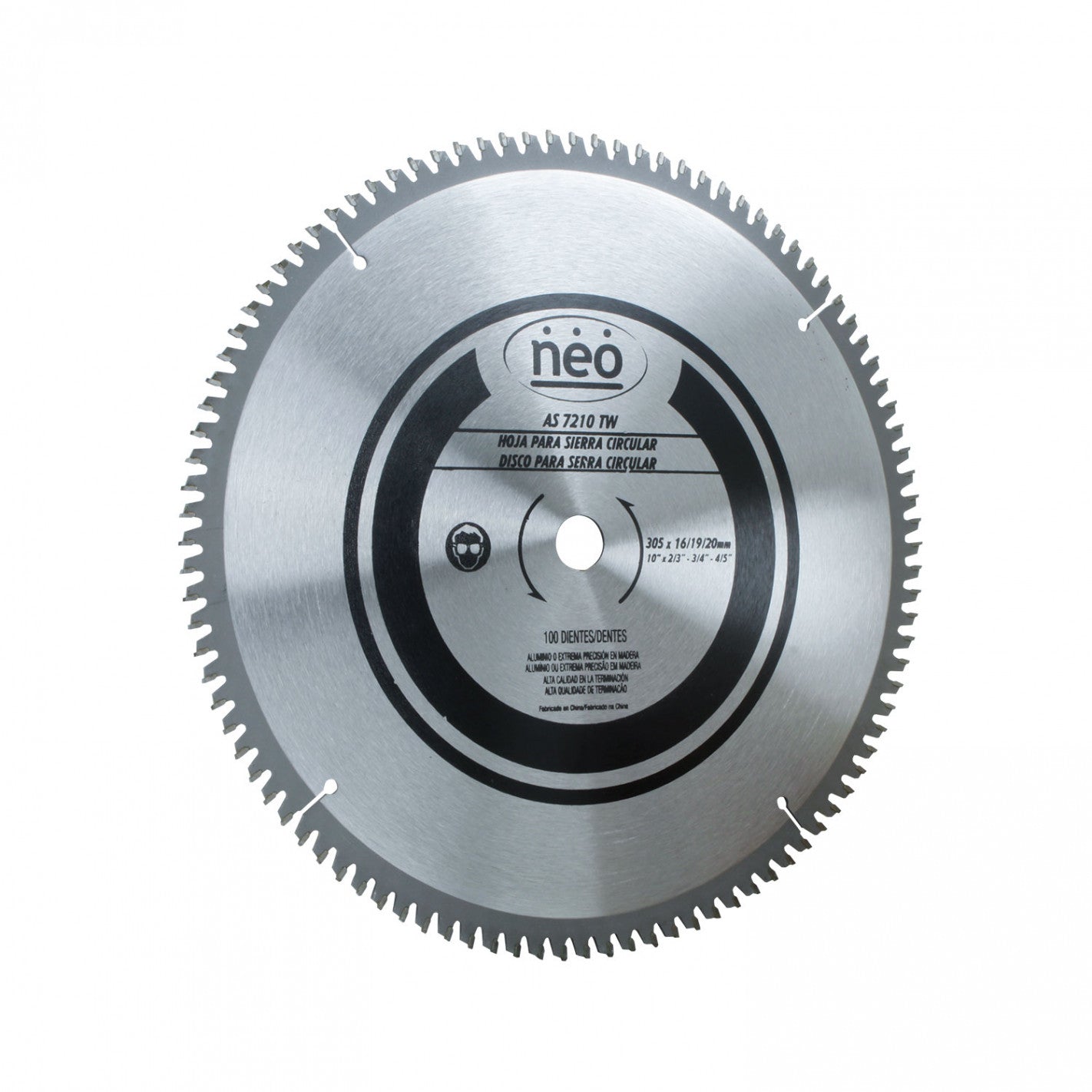 DISCO de SIERRA 12" 100 Dientes AS 7210 TW